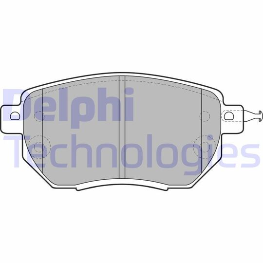 LP1986 - Brake Pad Set, disc brake 