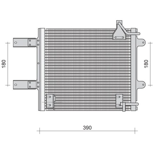 350203290000 - Kondensor, klimatanläggning 