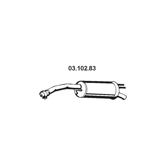 03.102.83 - Takaäänenvaimentaja 