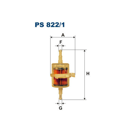 PS 822/1 - Fuel filter 