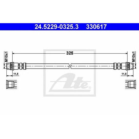 24.5229-0325.3 - Brake Hose 