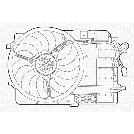 069422277010 - Fan, radiator 