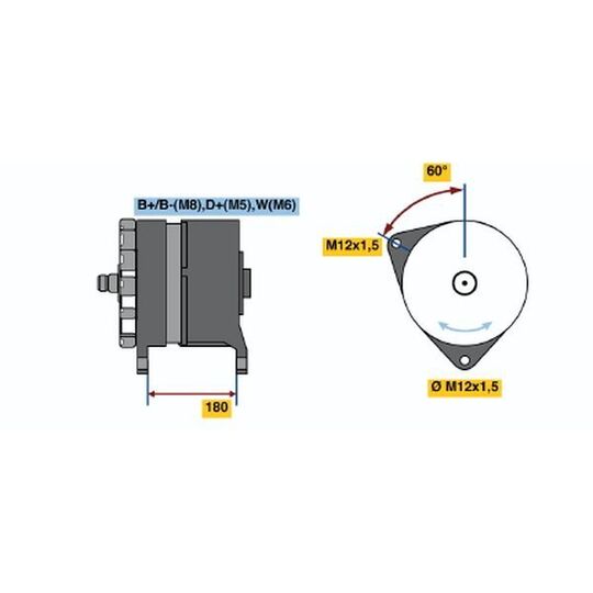 0 986 034 910 - Generator 