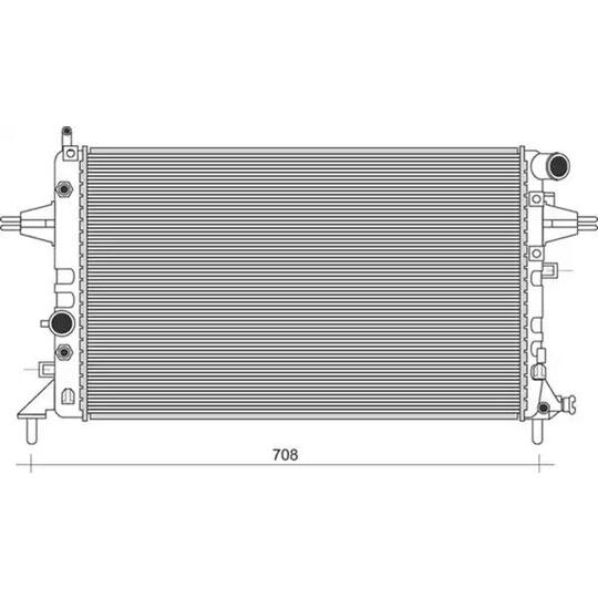 350213973000 - Radiator, engine cooling 