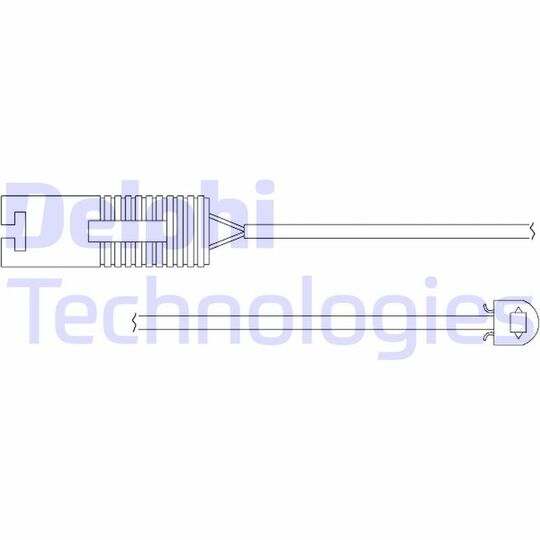 LZ0135 - Warning Contact, brake pad wear 