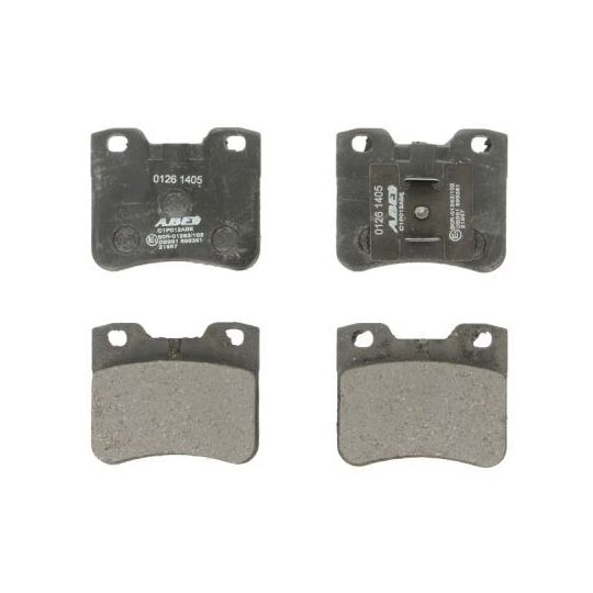 C1P012ABE - Brake Pad Set, disc brake 