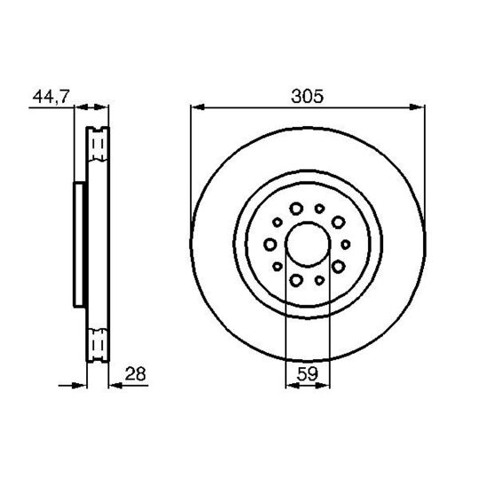 0 986 478 711 - Brake Disc 