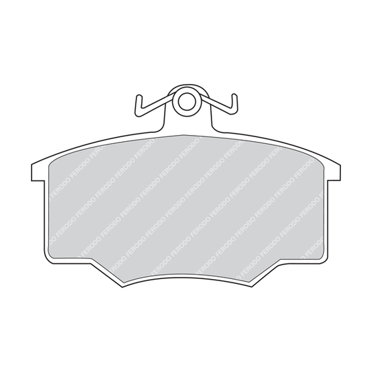 FDB412 - Brake Pad Set, disc brake 