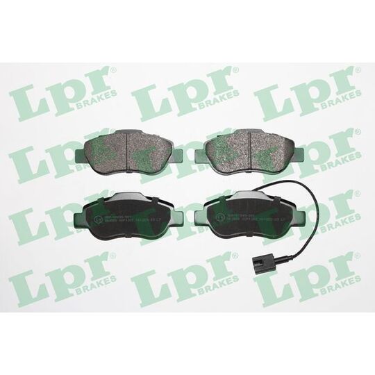 05P1263 - Brake Pad Set, disc brake 