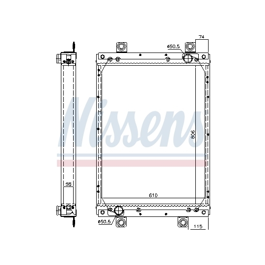 61439A - Radiaator, mootorijahutus 