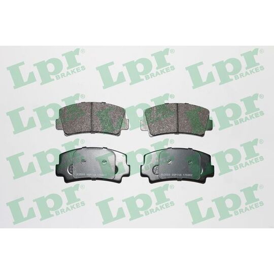 05P168 - Brake Pad Set, disc brake 