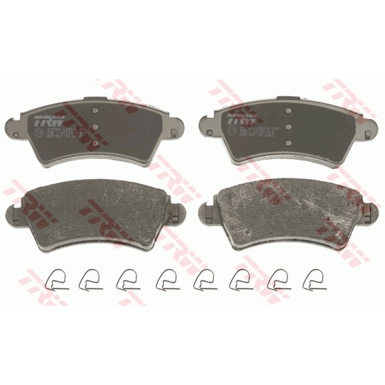 GDB1501 - Brake Pad Set, disc brake 