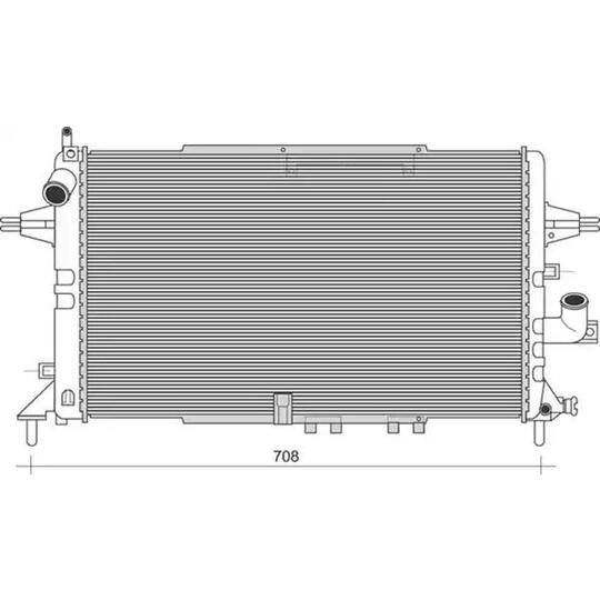 350213976000 - Radiator, engine cooling 