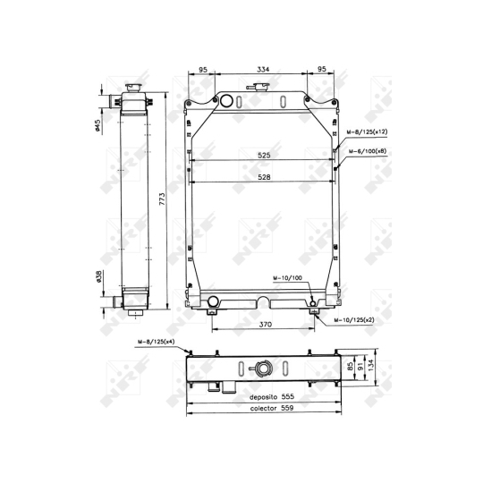 52122 - Radiator, engine cooling 