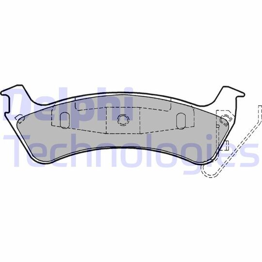 LP1183 - Brake Pad Set, disc brake 