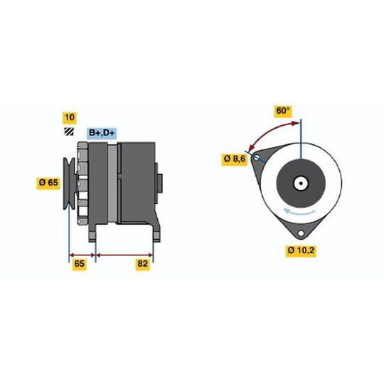 0 986 035 670 - Generator 