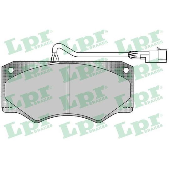 05P962 - Brake Pad Set, disc brake 