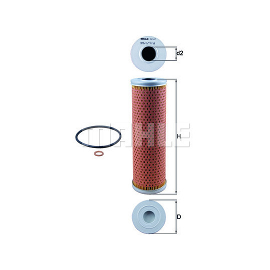 OX 147D - Oil filter 