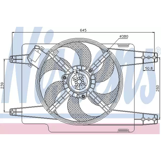 85376 - Fan, radiator 