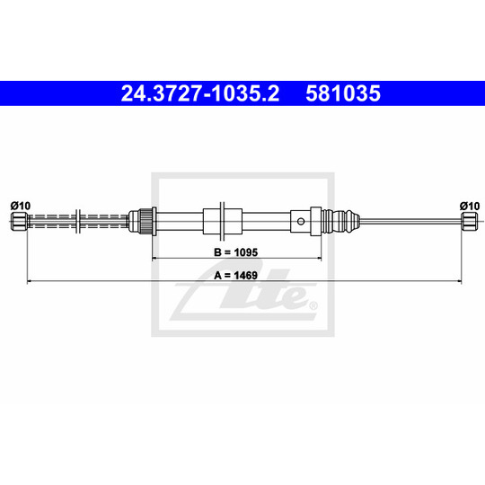 24.3727-1035.2 - Cable, parking brake 