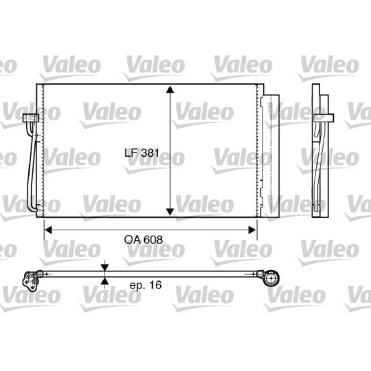 817851 - Condenser, air conditioning 