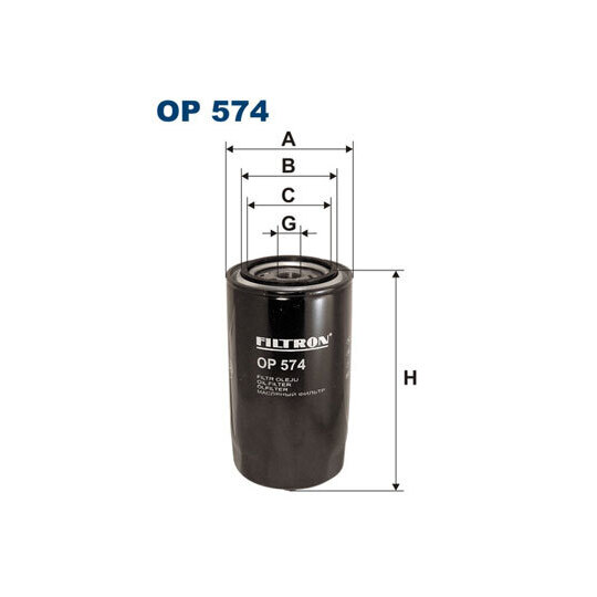 OP 574 - Oil filter 