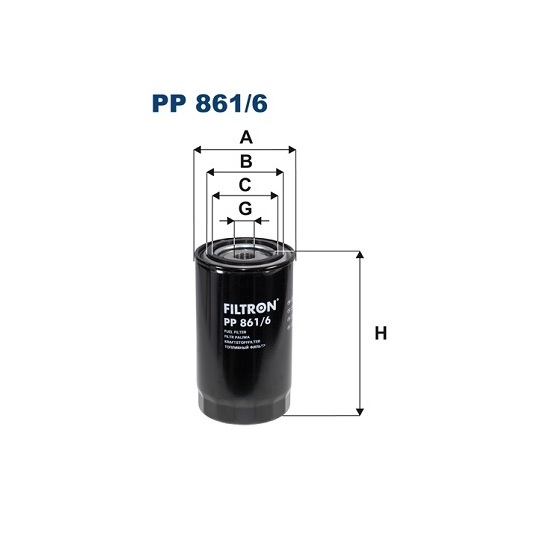 PP 861/6 - Fuel filter 