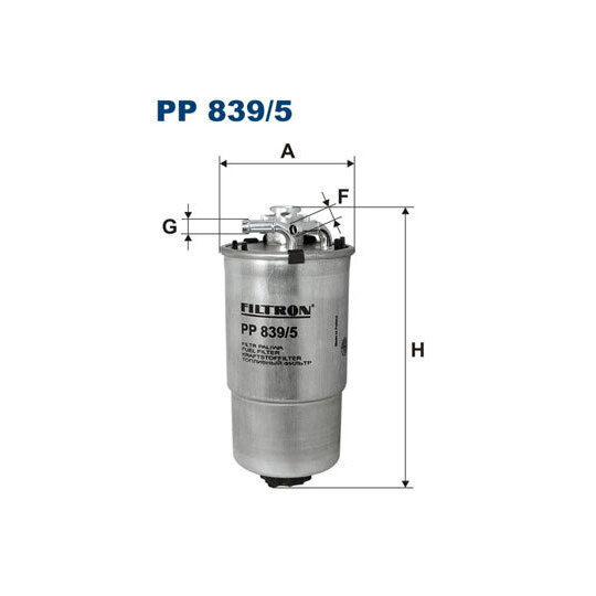 PP 839/5 - Fuel filter 