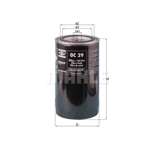 OC 29 - Oil filter 