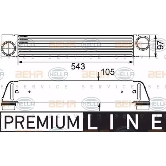 8ML 376 746-461 - Välijäähdytin 