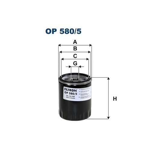 OP 580/5 - Oil filter 