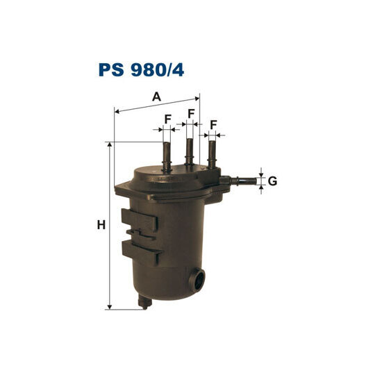 PS 980/4 - Bränslefilter 