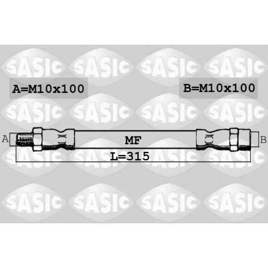 SBH6390 - Brake Hose 