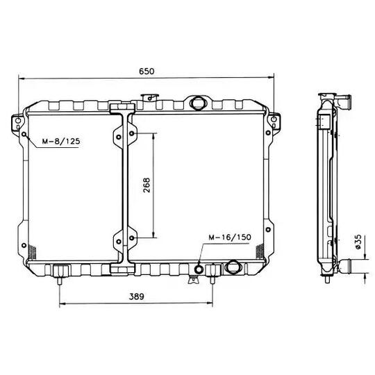 503481 - Radiator, engine cooling 