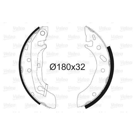 5.62085 - Brake Shoe Set 