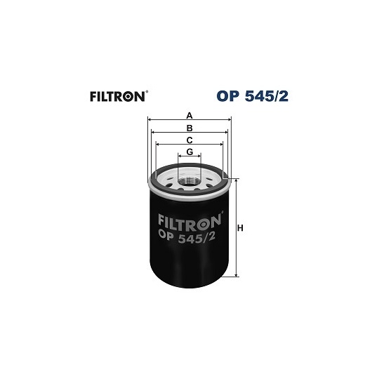 OP 545/2 - Oil filter 