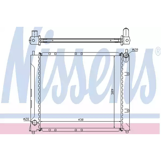 64217A - Radiator, engine cooling 