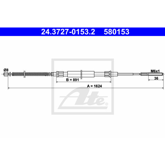 24.3727-0153.2 - Vaijeri, seisontajarru 