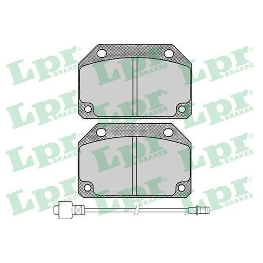 05P176 - Brake Pad Set, disc brake 