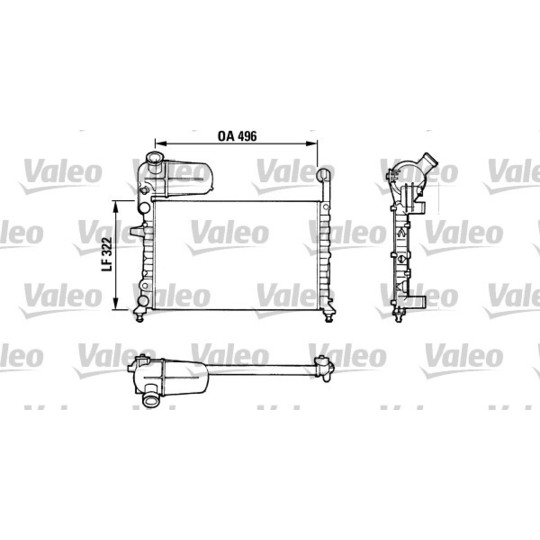 811070 - Radiator, engine cooling 