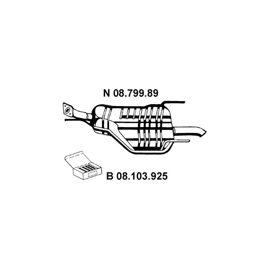 08.799.89 - End Silencer 