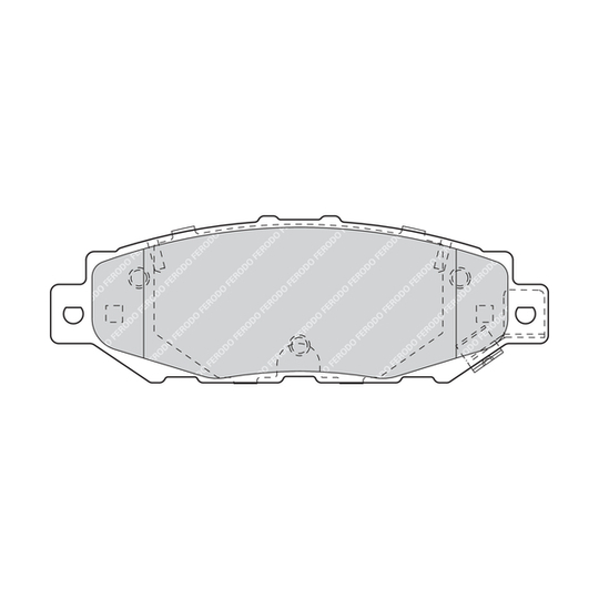 FDB1703 - Brake Pad Set, disc brake 