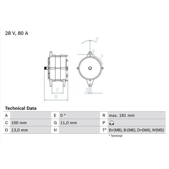 0 986 039 260 - Generaator 