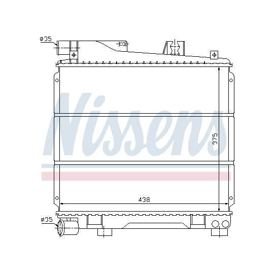 60701 - Radiator, engine cooling 