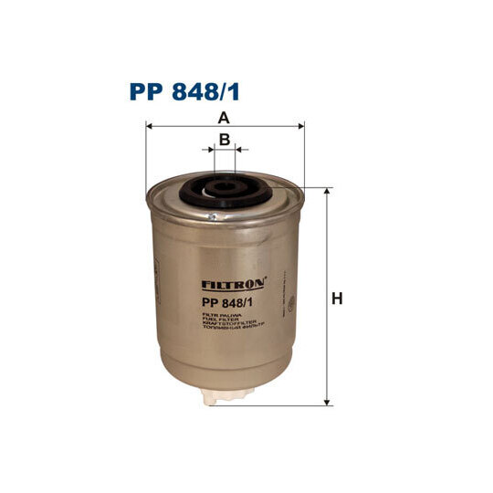 PP 848/1 - Kütusefilter 