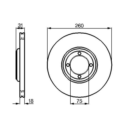 0 986 478 522 - Brake Disc 