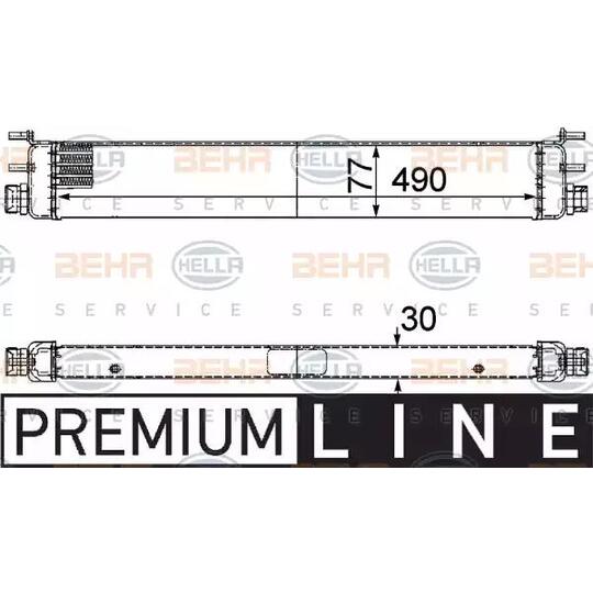 8MO 376 747-111 - Oil Cooler, engine oil 