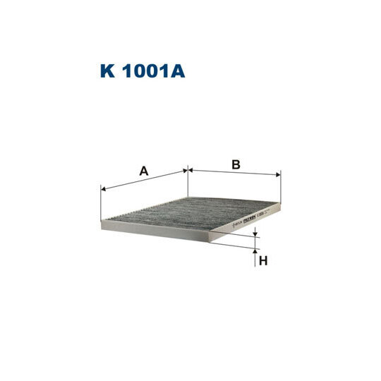 K 1001A - Filter, interior air 