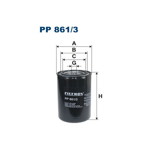 PP 861/3 - Fuel filter 