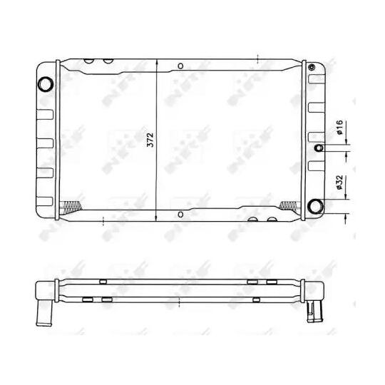 505405 - Radiaator, mootorijahutus 